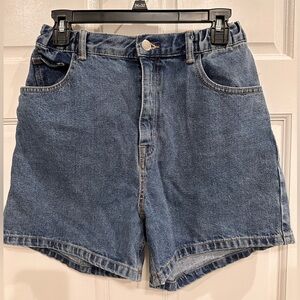 Pull & Bear vintage high waist denim shorts